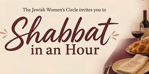 JWC Shabbat in an Hour Cooking Class