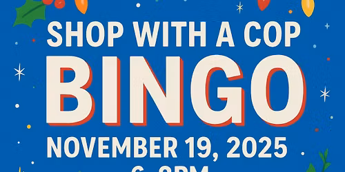 Shop with a Cop Bingo - Prineville Tap Room 