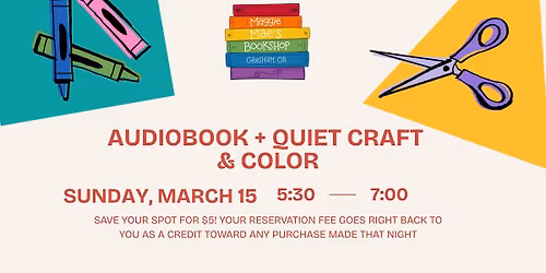  Audiobook Quiet Craft & Color