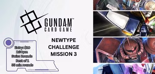 GUNDAM CARD GAME NEWTYPE CHALLENGE 2026 MISSION 3 - Atlantis Portsmouth