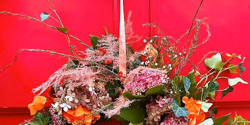 Atelier couronne d'automne