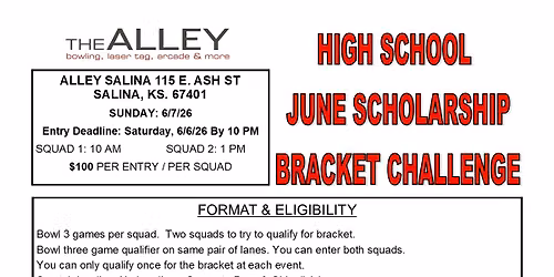 Alley Salina High School Scholarship Bracket Challenge!