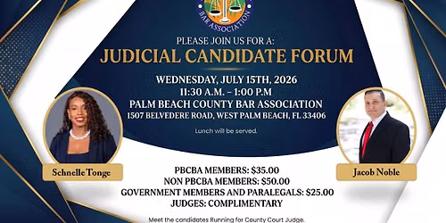 Judicial Candidate Forum 2026