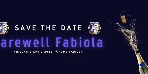 Farewell Fabiola - SAVE THE DATE - Home Fabiola