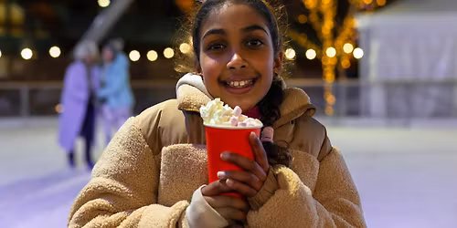 Ice Skating on Christmas Eve at Newcastle's Outdoor Rink 