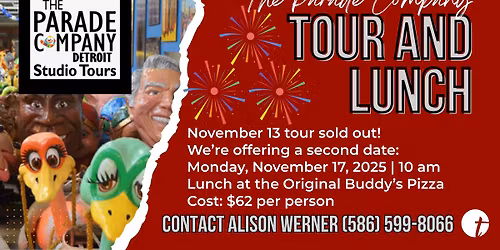The Parade Company Tour & Lunch