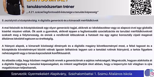 Hogyan tanul ma a ,,covid gener\u00e1ci\u00f3"?