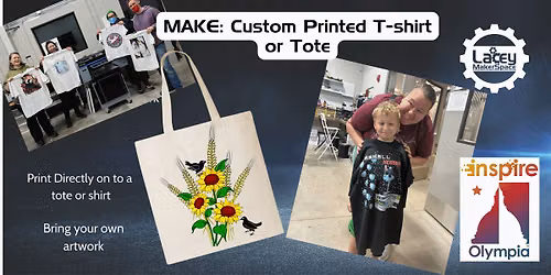 Make: Custom Printed T-Shirt or tote