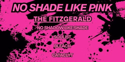 No Shade Like Pink: No Shadow Like Shade @ The Fitzgerald