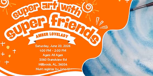 Super Art with Super Friends Watercolor Lifting w\/ Amber Lovelady