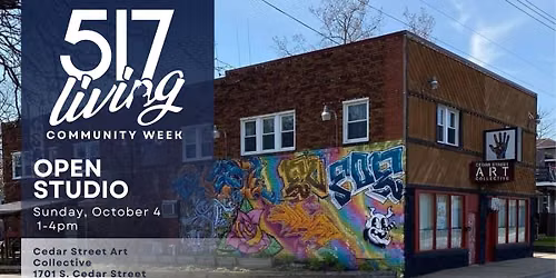 Studio Open House at Cedar Street Art Collective - 517 Living Community Week #517week