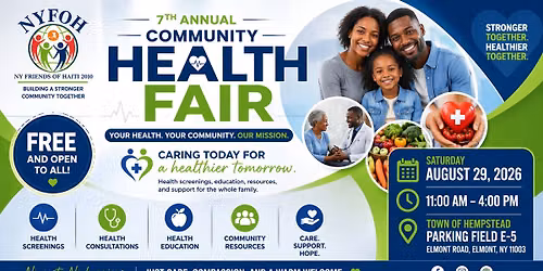 NYFOH \u00b7 7TH ANNUAL \u00b7 COMMUNITY HEALTH FAIR
