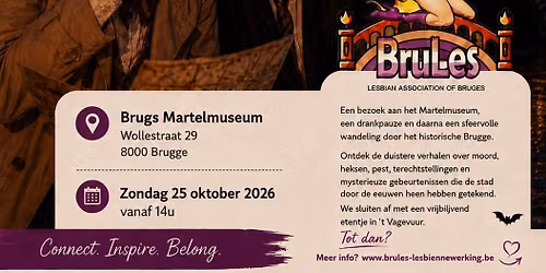 Brugse Schimmenwandeling (Halloween Edition) | voor lesbiennes 
