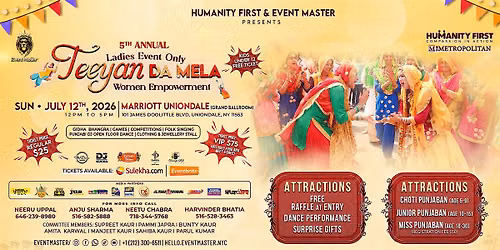 5th Annual Teeyan Da Mela 2026 \u2013 Women Empowerment Celebration