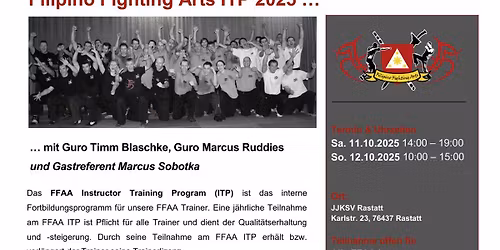 FFAA Instructor Training Program 2025