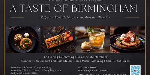 Associate Appreciation Night: A Taste of Birmingham