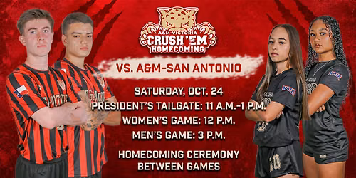 A&M-Victoria Homecoming: Soccer vs. A&M-San Antonio