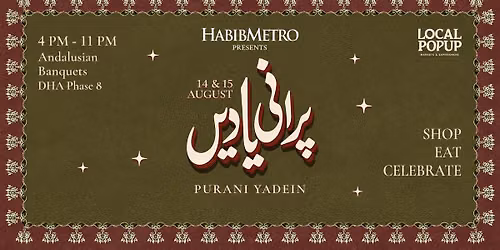 Local Pop-Up: Purani Yadein Bazaar