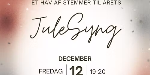 JuleSyng x Studenterhus Aarhus x Musvidderne