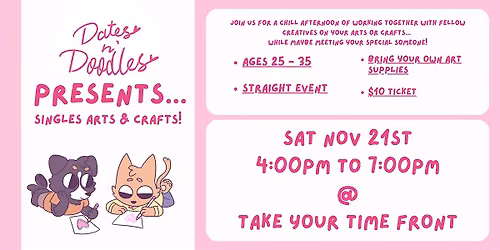 Dates n' Doodles - Singles Arts & Crafts [Straight] [Ages 25-35]