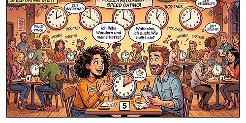 Speeddating im Wald & Wein Caf\u00e9