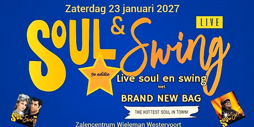 Soul en Swing LIVE! 2027. 5e editie