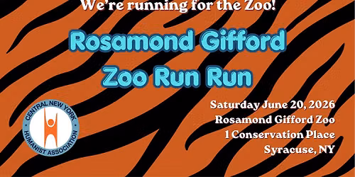 CNY Humanists at the Rosamond Gifford Zoo Run Run