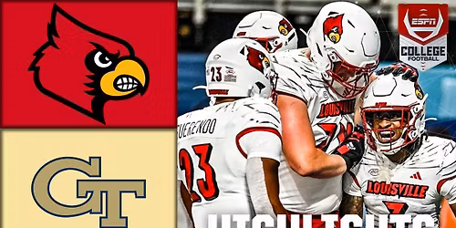 Louisville Cardinals at Georgia Tech Yellow Jackets Football at Bobby Dodd Stadium