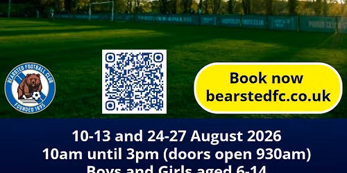 Bearsted FC Soccer Schools - Course 1