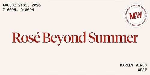 Ros\u00e9 Beyond Summer