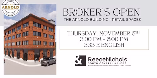 Join Us for a Broker\u2019s Open at The Arnold Building \u2013 Prime Retail Opportunity