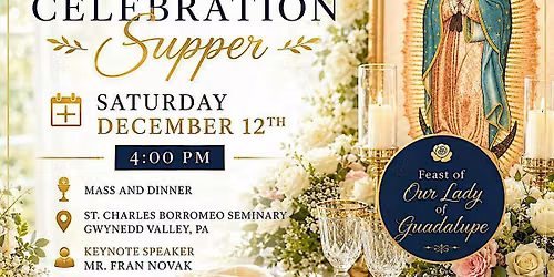 3rd Annual Celebration Supper - St. Raymond Nonnatus Foundation