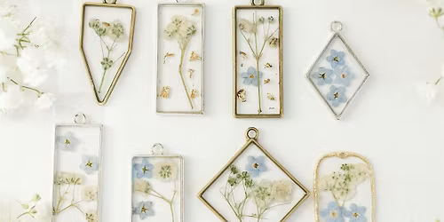 Botanical pendant making workshop