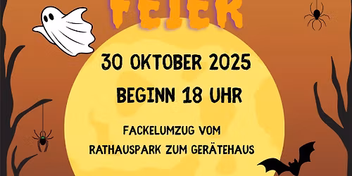 Halloween-Feier am Ger\u00e4tehaus
