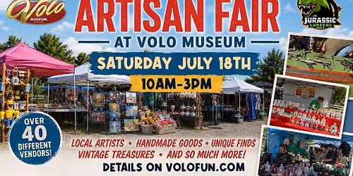 Twisted Sisters Events Presents: Artisan Fair at Volo Museum
