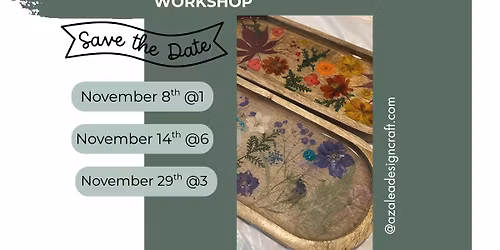 Resin Jewelry Tray Workshop