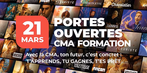 ✨ Envie de découvrir nos métiers ? RDV le 21 mars !