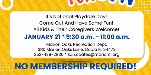 Kids Fun Day = Playdate