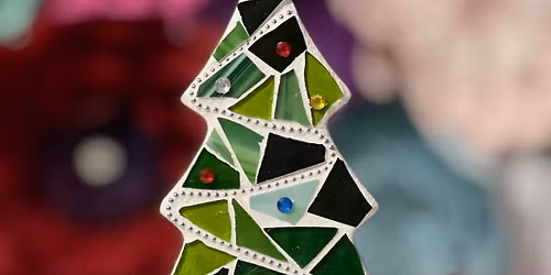 Stained Glass Mosaic Christmas Tree