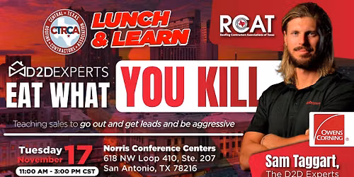 CTRCA November 17, 2026 - Lunch & Learn