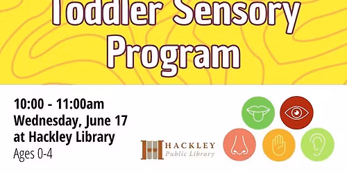 Toddler Sensory Program at HPL