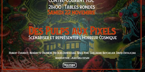 Des Pulps aux pixels : sc\u00e9nariser et repr\u00e9senter l'Horreur cosmique