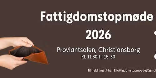 Fattigdomstopm\u00f8de 2026: Ulighed og retssikkerhed