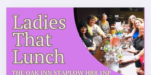 LADIES THAT LUNCH event - Friday 6th February at 1pm