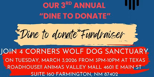DINE TO DONATE