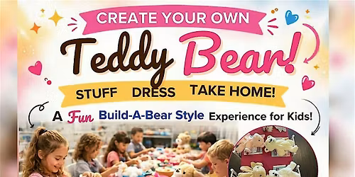 Build-A-Bear Style Teddy Bear Workshop for Kids