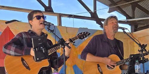 Brandon and Mark at Muscatine Farmer's Market