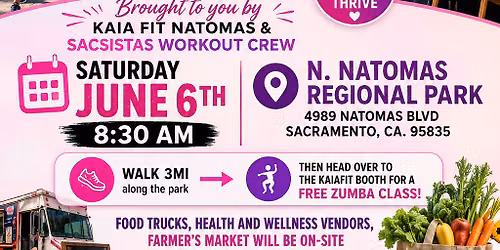 WALK + ZUMBA + FARMER'S MARKET 