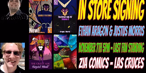 Ethan Aragon\/Justus Morris in store signing