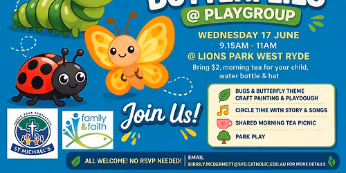 Bugs and Butterflies theme @ Playgroup